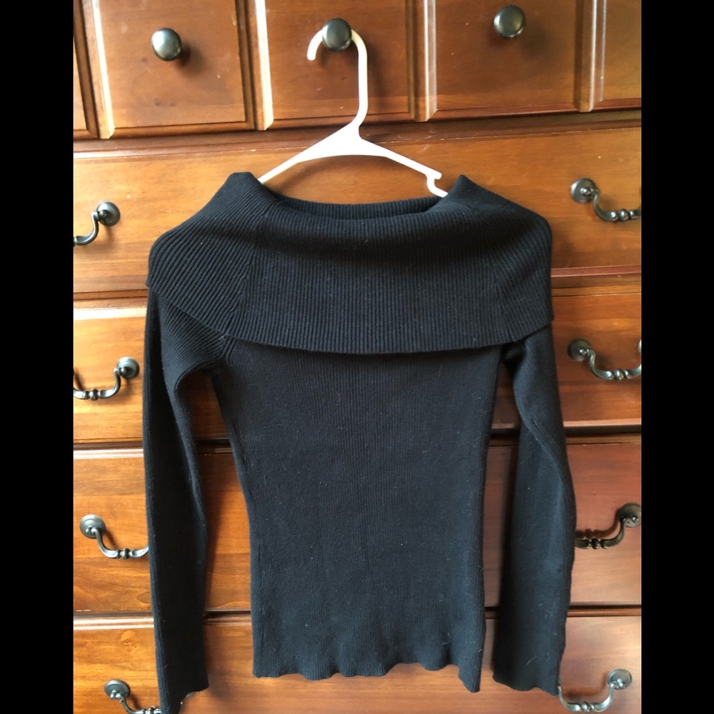Classy over the shoulder sweater